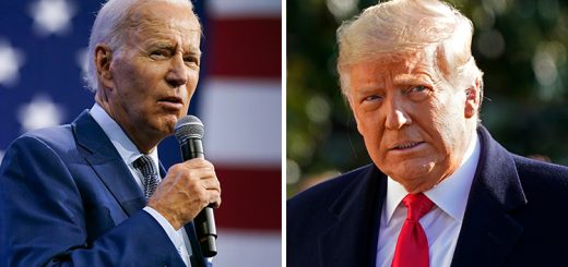 photo of trump and biden