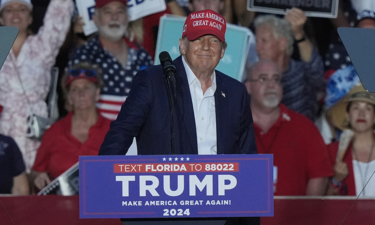 donald trump at florida rally